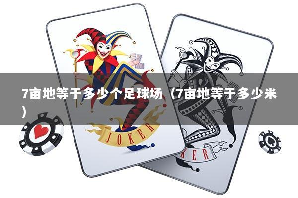 7亩地等于多少个足球场（7亩地等于多少米）